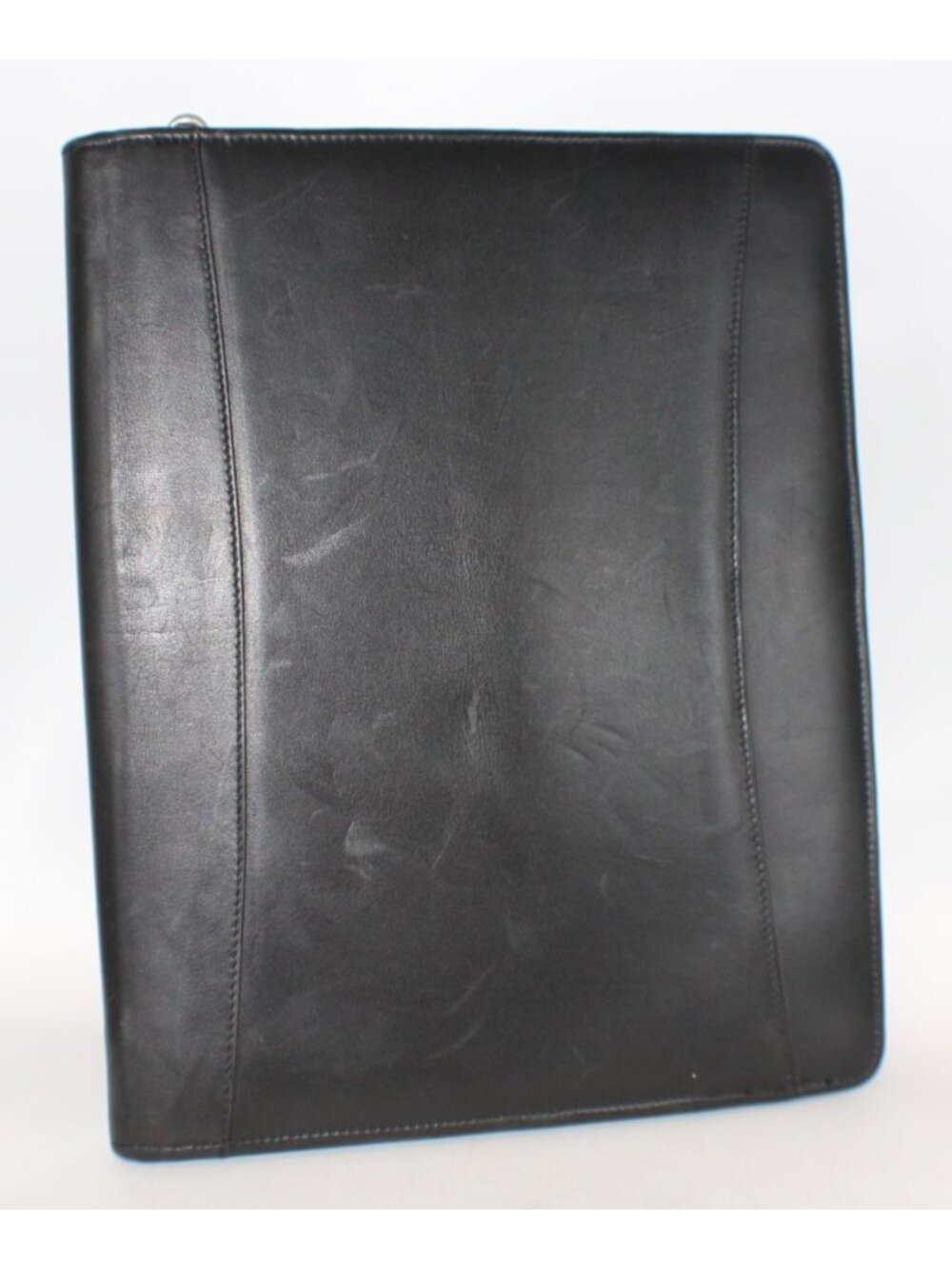 Samsill 71620 Leather Portfolio Padfolio Black Document Binder Organizer Office